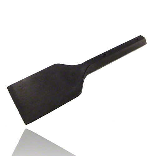 Scraper made of PE for filter cake, color black, PE-MD electrically conductive