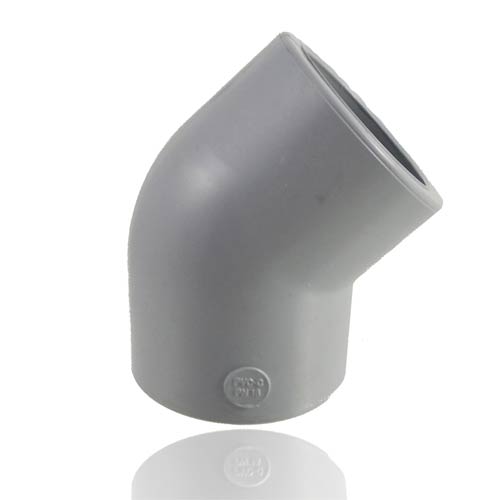 PVC-C Elbow 45°, with solvent weld sockets