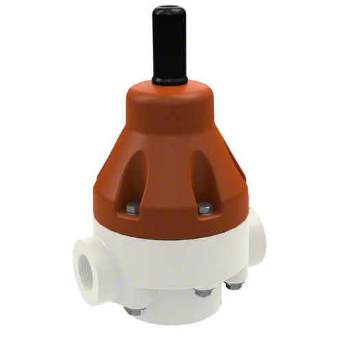 PVDF Pressure relief valve DHV 718, socket DIN, sealing EPDM