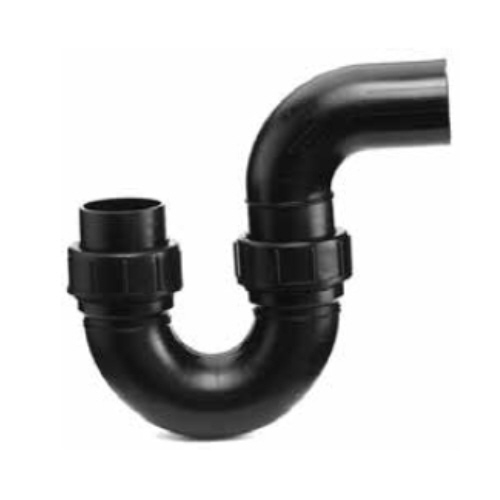PE Universal trap with flange bushing, for soil & waste systems