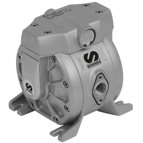 Double diaphragm pump DF50 made of metal, ball seat stainless steel