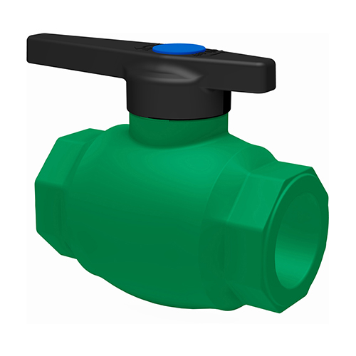 PP-RCT ball valve green