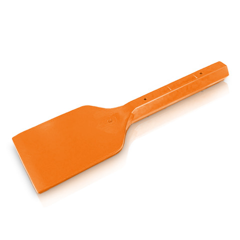 Scraper made of PE for filter cake, color orange, PE-MD