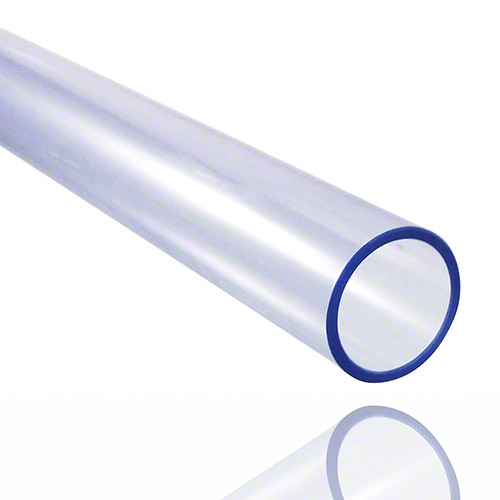 PVC U Transparent Pipe Inch, Plain Ended - 10 Feet Length, Schedule 40