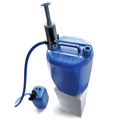 Dispensing hose for hand pump for petroleum products - color BLUE