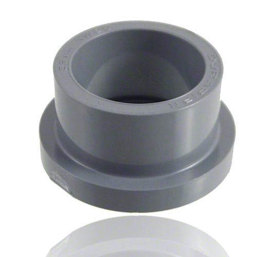 ABS Stub Flange serrated face plain according to DIN 8063 PN 10/16
