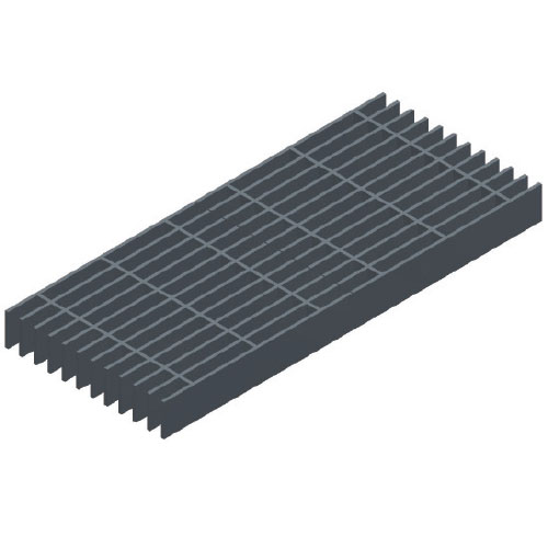 Grating made of PP-el, injection-molded version, electrically conductive