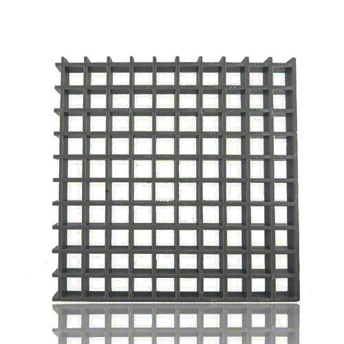 Protective grille 10 x 10 mm, 2000 x 1000 x 3 mm, electrically conductive