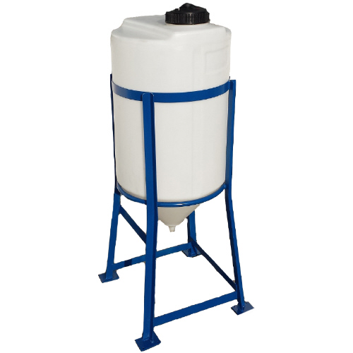 Liquid tank - Container with stainless steel frame