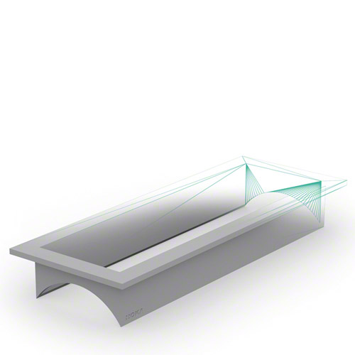 PP stacking frame for inlet/Outlet grille
