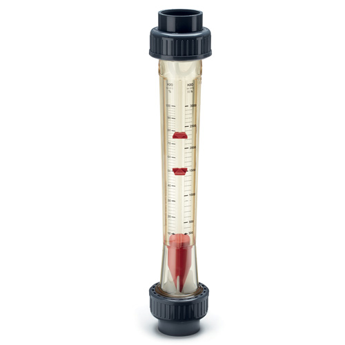 Variable area Flowmeter type M335, Measuring tube material Polysulfon, Float material PVDF / Magnet