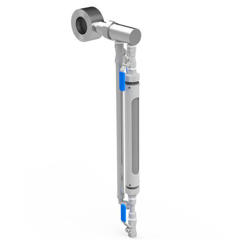 Stainless steel Bypass flow meter type DST-V4A PN 10 DN 100