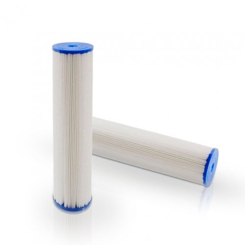 Pentek Water filter, filter cartridge R-series 20 inch - folded Polyester-filter cartridge 