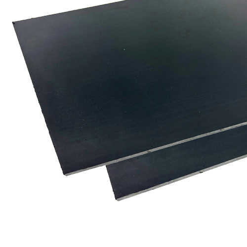 Sheets PVDF-el, extruded, with protective film on both sides, electrically conductive