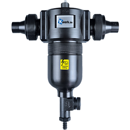 pH flow valve type UNIVERSAL d 25 mm made of PE-el, welded spigot design, EPDM seal