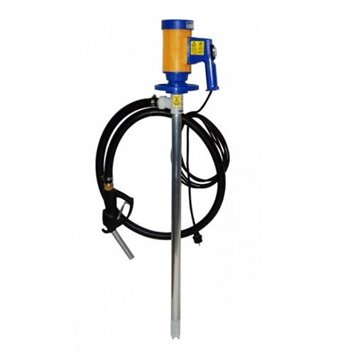 Drum pump set JP-280 for petroleum products (IBC container), immersion tube length 1200 mm