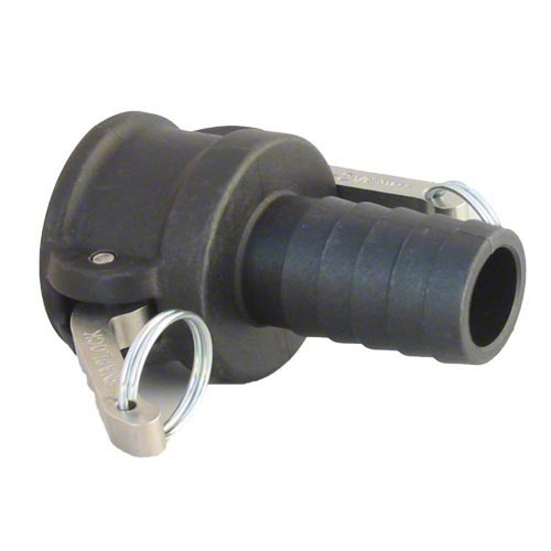 Quick coupling made of PPGF, female connection with hose nozzle