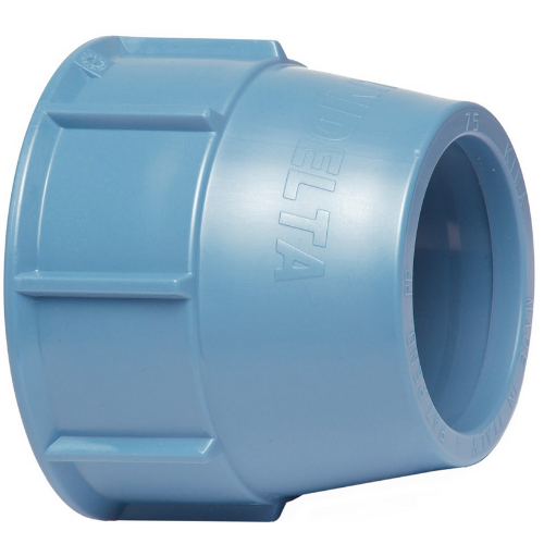 PP Compression fittings type UNIDELTA for PE pipes, union nut, spare part