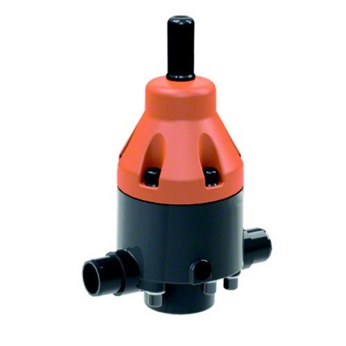 PVC-U Pressure relief valve DHV 712-R, PE100 spigot DIN, sealing EPDM