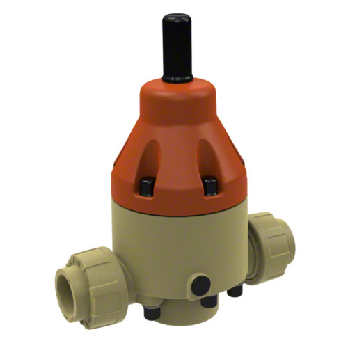 PP Pressure reducing valves DMV 755, socket DIN ISO, FPM