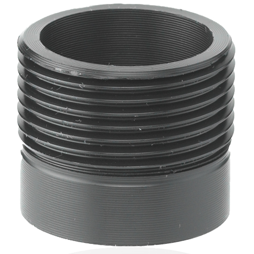 PE Male threat adaptor short, for soil & waste systems
