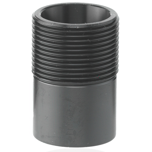 PE Male thread adaptor long, for soil & waste systems