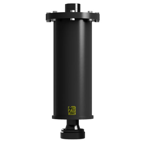 Acid vapor separator type SDA 125, 3.0 liters, PE-el (electrically conductive version), union nut connection