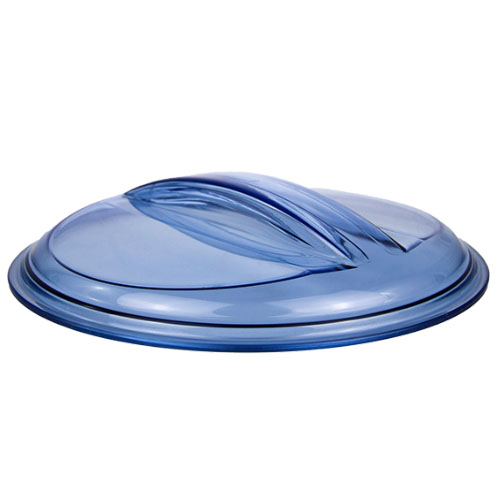 Replacement cover made of PVC transparent, for manhole with new grip shape