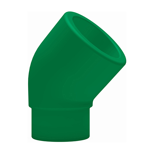 PP-RCT elbow 45° i-a green