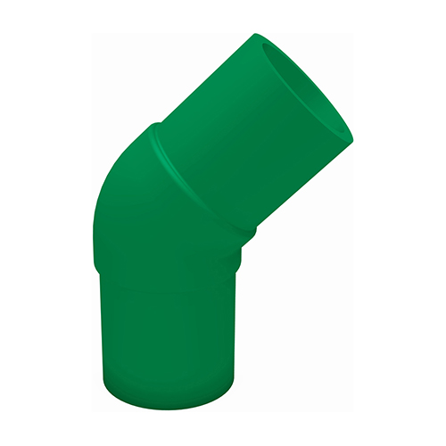 PP-RCT elbow 45° long st SDR11 green