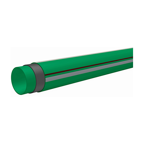 PP-RCT pipe CLIMATEC, green