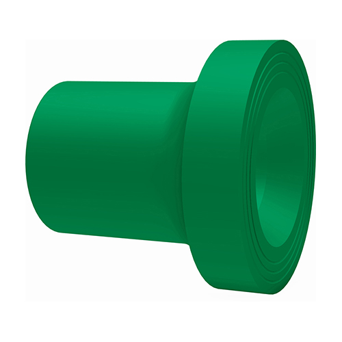 PP-RCT welding collar valve grooved long st SDR6 green