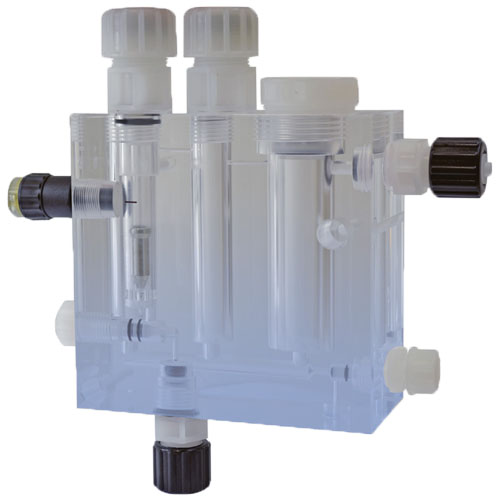Flow valves for measuring cell, type PEF1R
