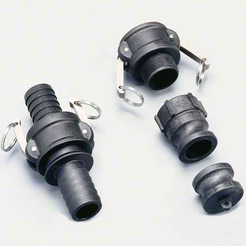 Quick coupling made of PPGF, male connection with hose nozzle