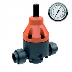 PRESSURE CONTROL VALVES: Pressure control valves 
made of PVC U, PP, PVDF 
and stainless steel