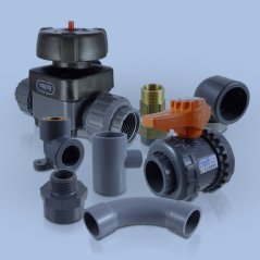 ABS
PIPE SYSTEMS: ABS pipes, molded parts and
valves for the  
refrigeration and 
compressed air technology